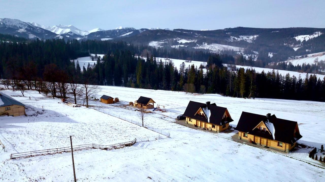Witowianskie Domki Z Kominkiem, Jacuzzi I Sauna Dzianisz Bagian luar foto