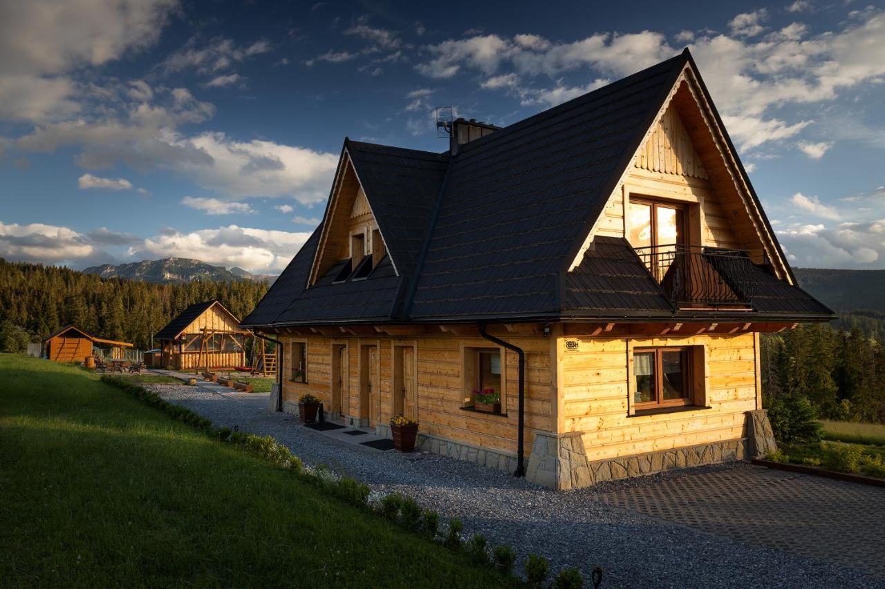 Witowianskie Domki Z Kominkiem, Jacuzzi I Sauna Dzianisz Bagian luar foto