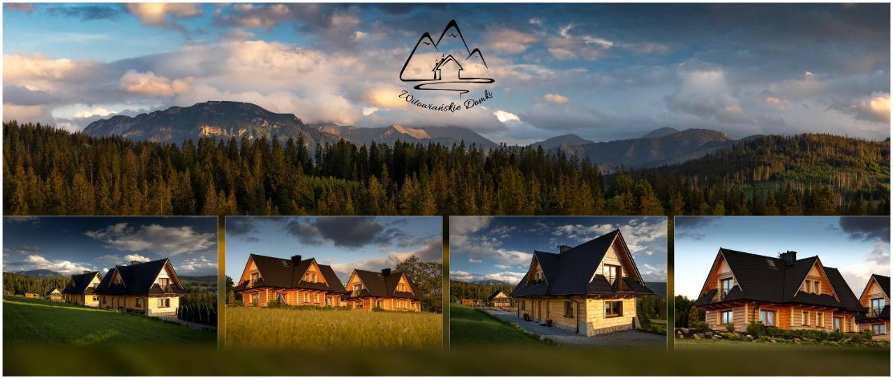 Witowianskie Domki Z Kominkiem, Jacuzzi I Sauna Dzianisz Bagian luar foto