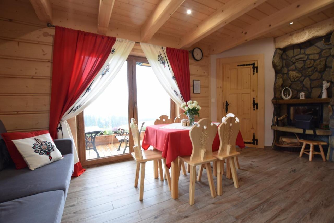 Witowianskie Domki Z Kominkiem, Jacuzzi I Sauna Dzianisz Bagian luar foto