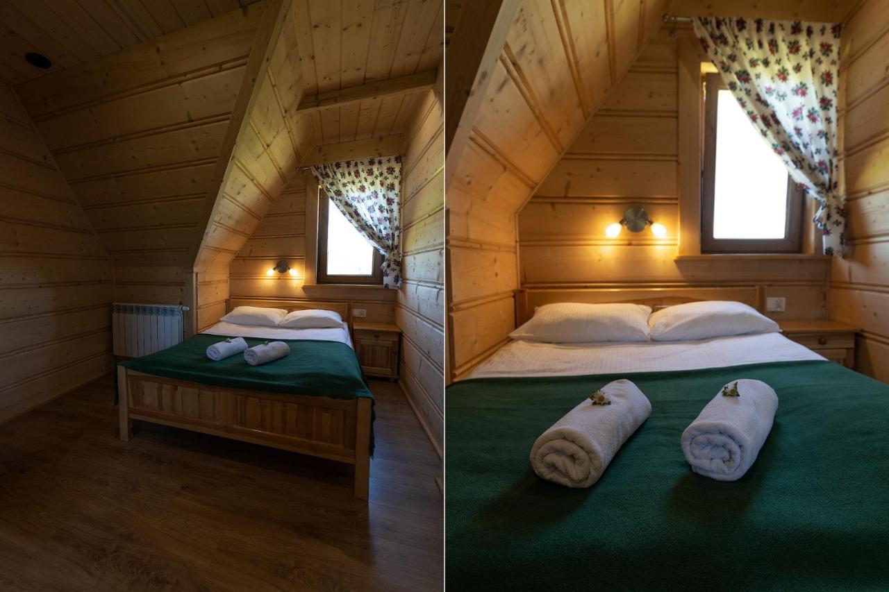 Witowianskie Domki Z Kominkiem, Jacuzzi I Sauna Dzianisz Bagian luar foto