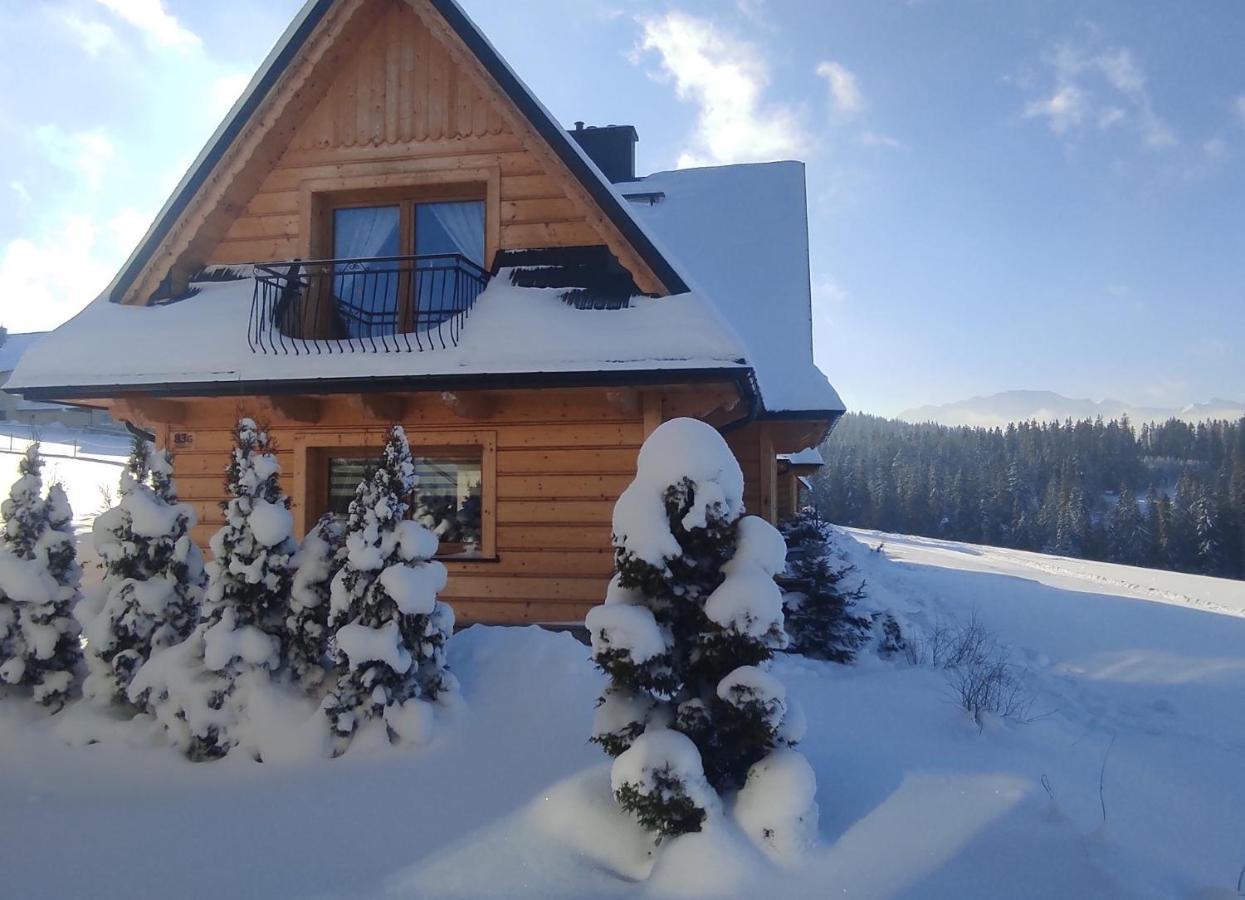 Witowianskie Domki Z Kominkiem, Jacuzzi I Sauna Dzianisz Bagian luar foto