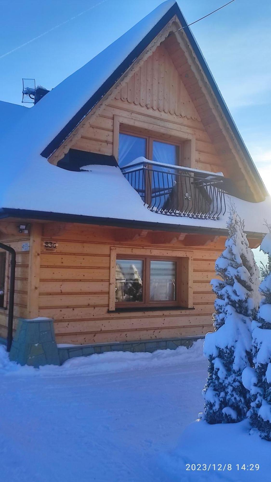 Witowianskie Domki Z Kominkiem, Jacuzzi I Sauna Dzianisz Bagian luar foto