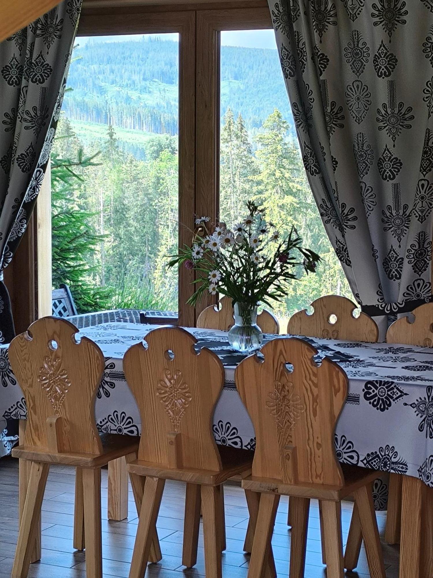 Witowianskie Domki Z Kominkiem, Jacuzzi I Sauna Dzianisz Bagian luar foto