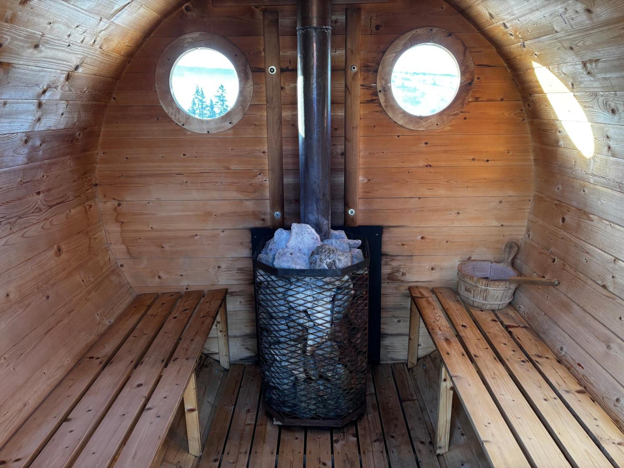 Witowianskie Domki Z Kominkiem, Jacuzzi I Sauna Dzianisz Bagian luar foto