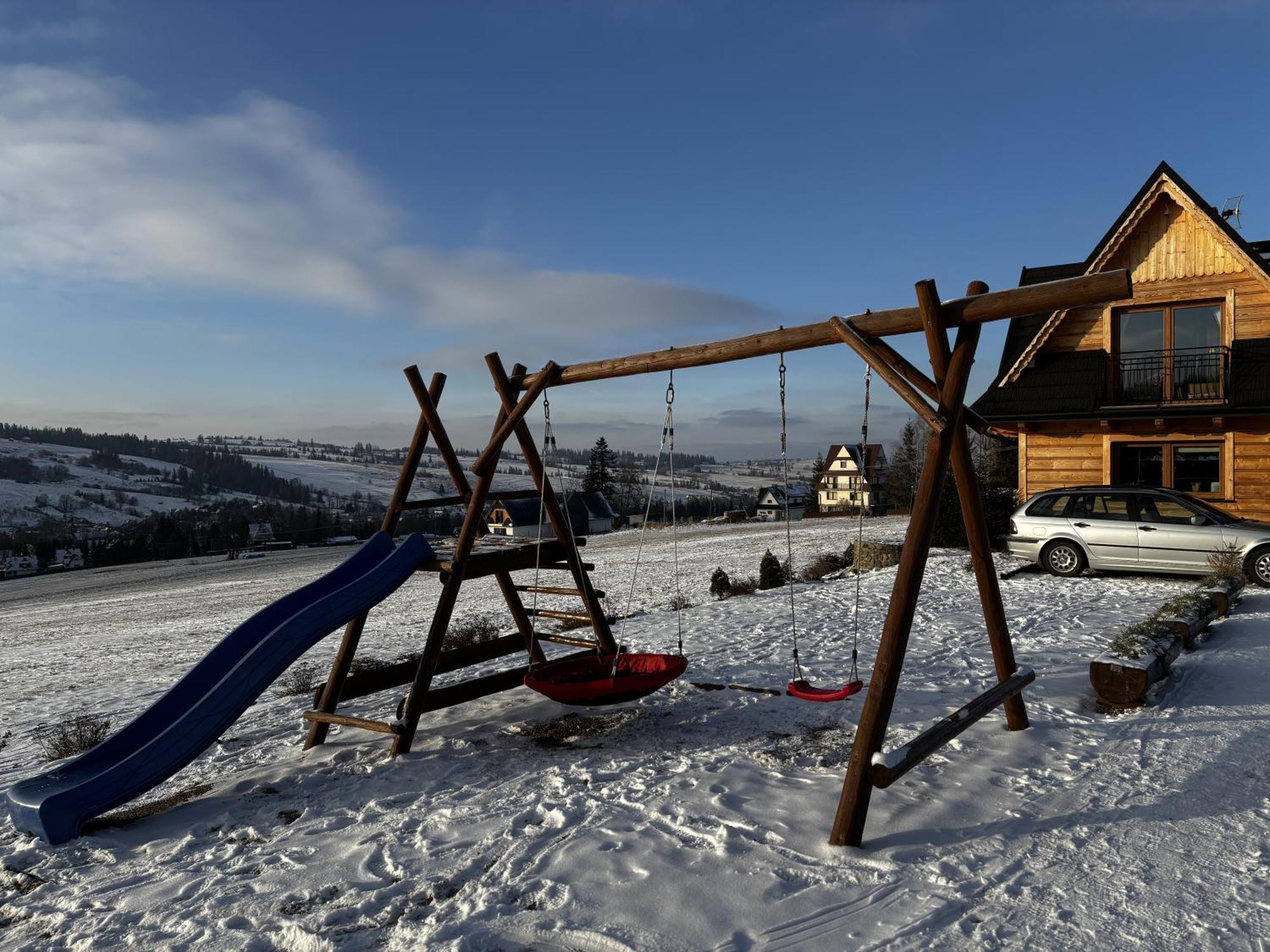 Witowianskie Domki Z Kominkiem, Jacuzzi I Sauna Dzianisz Bagian luar foto