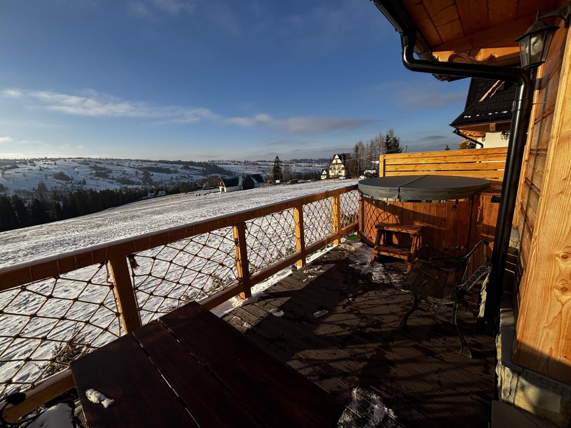 Witowianskie Domki Z Kominkiem, Jacuzzi I Sauna Dzianisz Bagian luar foto