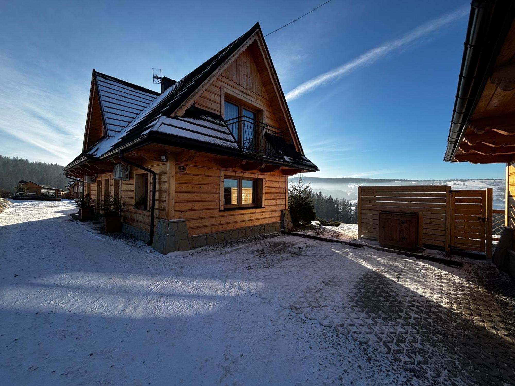 Witowianskie Domki Z Kominkiem, Jacuzzi I Sauna Dzianisz Bagian luar foto